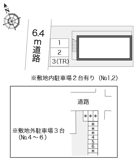 ★手数料０円★海老名市上郷　月極駐車場（LP）